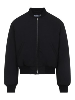JIL SANDER: giacche bomber - Giubbotto bomber corto