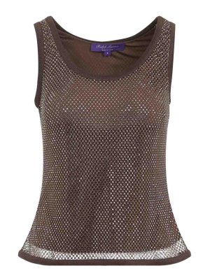 RALPH LAUREN: Tops und Tank Tops - Top - Braun