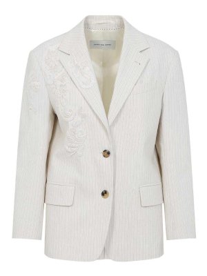 DRIES VAN NOTEN: Blazer - Blazer - Hellbeige