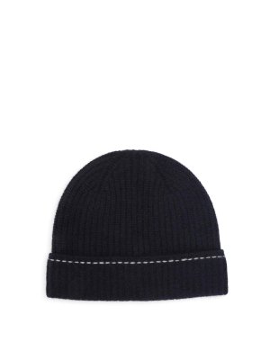 KITON: beanies - Rib-Knit Beanie