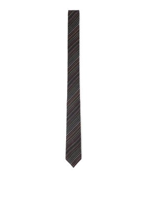 PAUL SMITH: ties & bow ties - Signature Stripe Tie