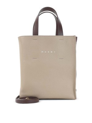 Marni: Clutch - Pochette - Bordeaux