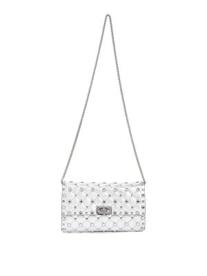 VALENTINO GARAVANI: ショルダーバッグ - ショルダーバッグ - 銀
