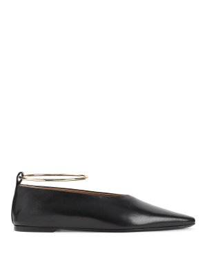 JIL SANDER: Ballerines - Ballerines - Noir