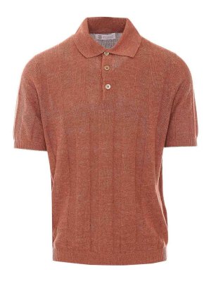 BRUNELLO CUCINELLI: Polos  - Polo - Rouge