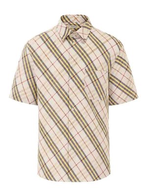 BURBERRY: shirts - beige shirt