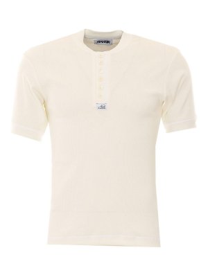 MAGLIANO: t-shirts - white nudo serafino t-shirt