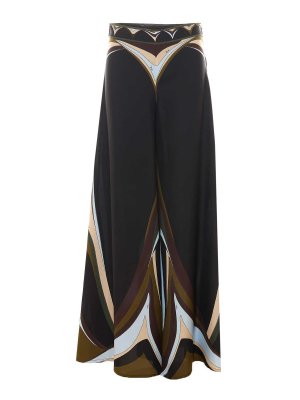 EMILIO PUCCI: ベルボトムジーンズ - フレアジーンズ - マルチカラー