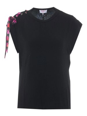 EMILIO PUCCI: Tops y camisetas sin mangas - Top - Negro