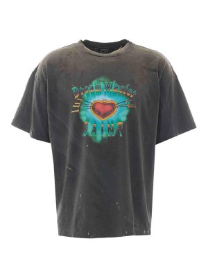 SAINT MXXXXXX: t-shirts - grey t-shirt