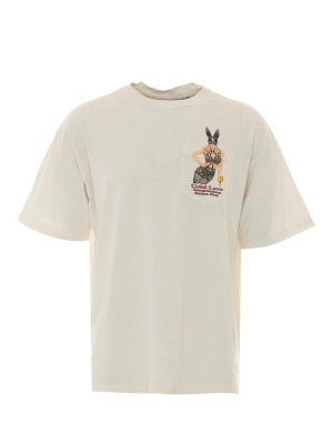 SAINT MXXXXXX: t-shirts - white t-shirt