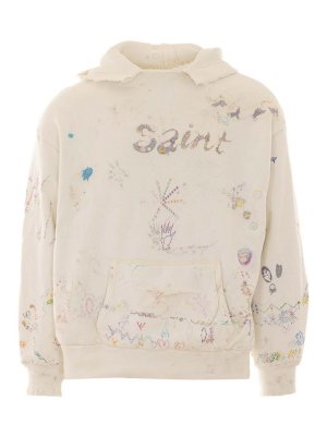 SAINT MXXXXXX: Sudaderas y suéteres - Sudadera - Blanco