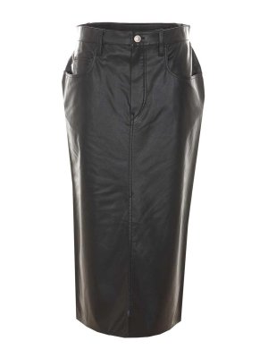 Isabel Marant Etoile: Knee length skirts & Midi - Isabel marant etoile black nilauria skirt