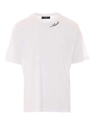 AMIRI: t-shirts - Amiri white script jmodal t-shirt