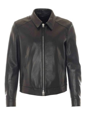 TOM FORD: leather jacket - Tom ford black leather jacket