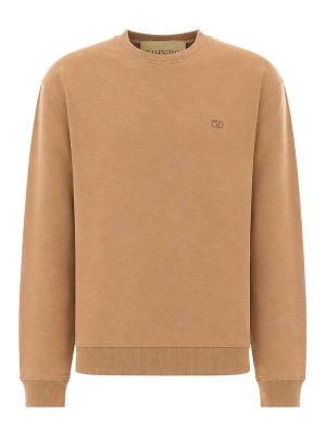 VALENTINO GARAVANI: Sudaderas y suéteres - Sudadera - Beis