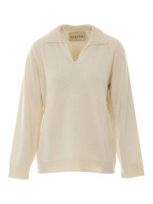 VALENTINO GARAVANI: maglia collo rotondo - Maglia bianca Valentino Garavani