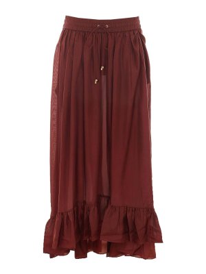 ZIMMERMANN: Faldas largas - Falda Larga - Rojo