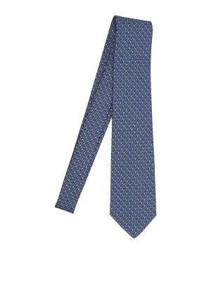 SALVATORE FERRAGAMO: Cravates & noeuds papillon - Cravate - Bleu