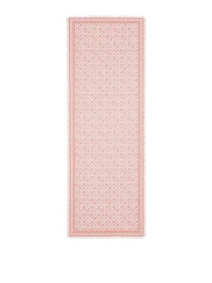 TORY BURCH: scarves - T monogram floral scarf