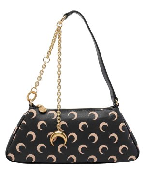 MARINE SERRE: Schultertaschen - Schultertasche - Schwarz