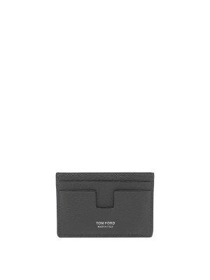 TOM FORD: Clutch - Pochette - Gris