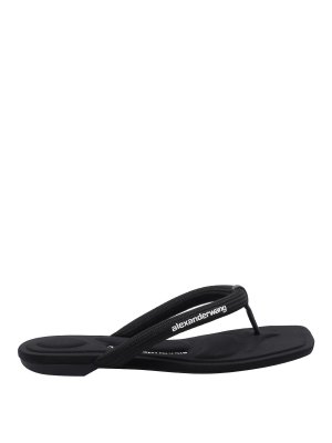 ALEXANDER WANG: sandali - Sandali infradito bassi tubolari Jenna