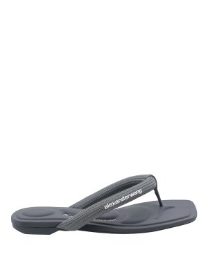 ALEXANDER WANG: sandali - Sandali infradito bassi tubolari Jenna