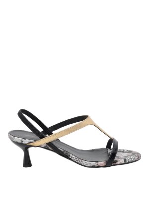 ANGEL ALARCON: court shoes - Cinza pump sandals