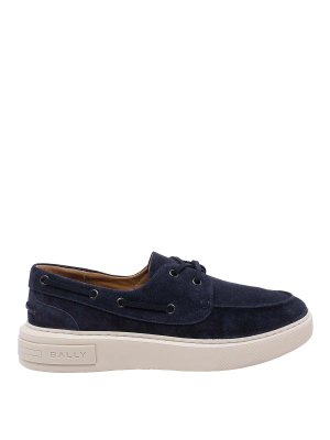 BALLY: trainers - Suede bally lift sneakers