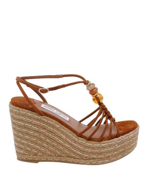 JIMMY CHOO: エスパドリーユ - エスパドリーユ - ブラウン