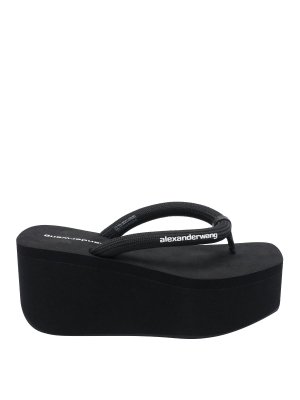 ALEXANDER WANG: sandali - Sandali infradito Jenna con plateau