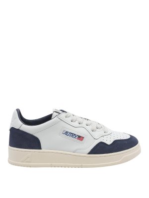AUTRY: sneakers - Sneaker Autry da medaglia bianche e blu