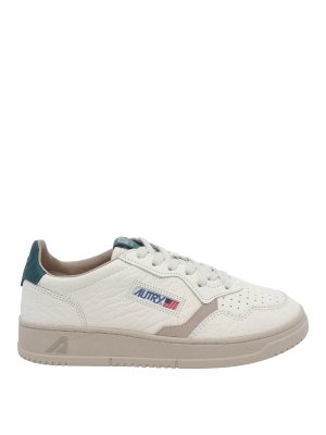AUTRY: sneakers - Sneaker Autry da medaglia bianche e blu