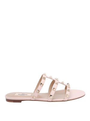 VALENTINO GARAVANI: sandali - Sandali slide Rockstud