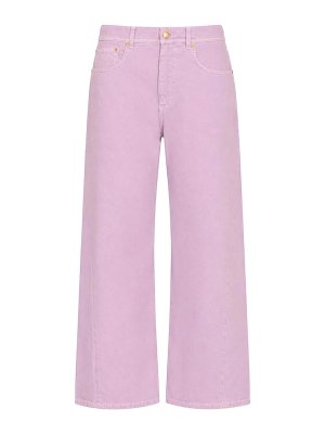ALBERTA FERRETTI: pantaloni casual - Pantalone In Bull Di Cotone