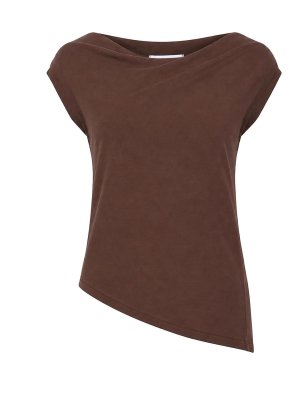 ALPHA STUDIO: Top e canotte - Top In Ice Cotton