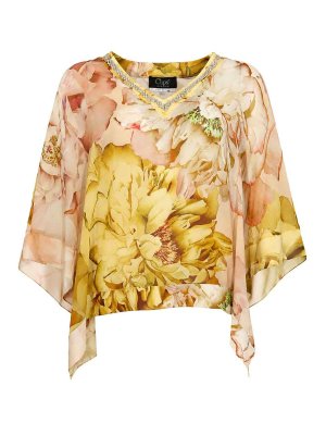 CLIPS: bluse - Blusa In Viscosa Con Stampa Floreale