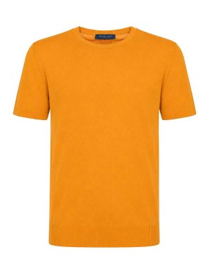 DANIELE FIESOLI: t-shirts - Dry Cotton T-Shirt, Mustard