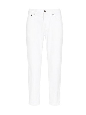 DONDUP: straight leg jeans - Brighton Carrot Jeans, White