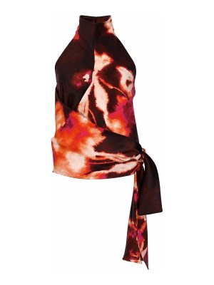 LIVIANA CONTI: Tops & Tank tops - Blanca Top in Printed Linen