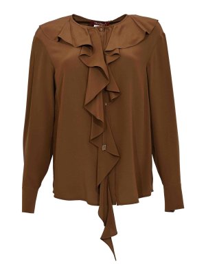 MAX MARA STUDIO: Blusen - Bluse - Dunkelbraun
