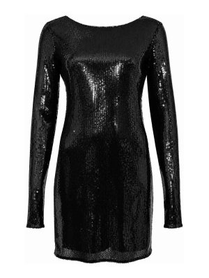 PATRIZIA PEPE: abiti al ginocchio - Vestito  Corto In Tulle Con Paillettes