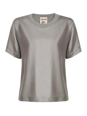 Semicouture: Tシャツ - Tシャツ - ライトグレー