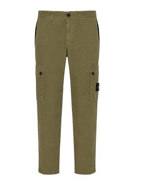 STONE ISLAND: Pantalones casual - Pantalón Casual - Verde