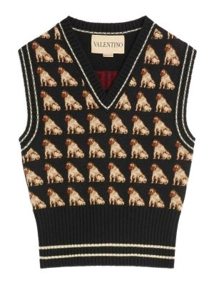 VALENTINO GARAVANI: vests - Petite charles jacquard vest