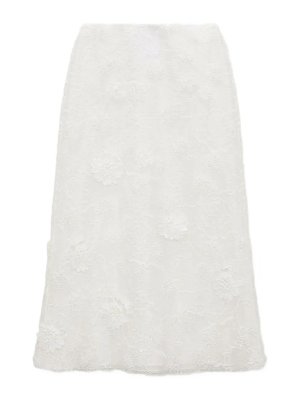 DOROTHEE SCHUMACHER: gonne al ginocchio  e longuette - Gonna trasparente color prato