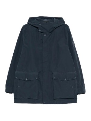STONE ISLAND: Parkas - Parka - Bleu