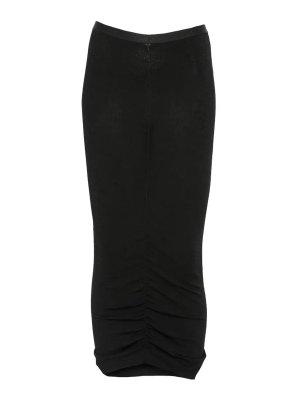 VALENTINO GARAVANI: Knee length skirts & Midi - Ruched midi skirt