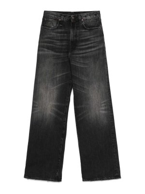 R13: Jeans Rectos - Vaqueros Rectos - Negro